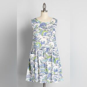 ModCloth Shark Attack Sundress, size L